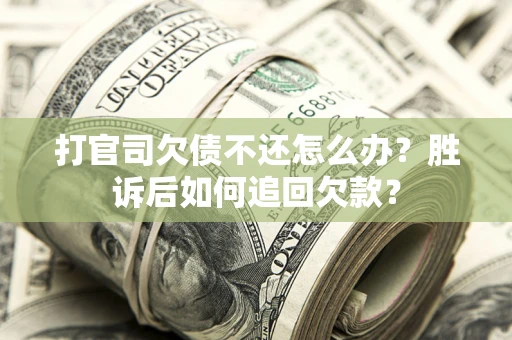 北京打官司欠债不还怎么办？胜诉后如何追回欠款？