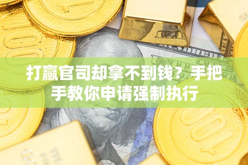 北京打赢官司却拿不到钱？手把手教你申请强制执行