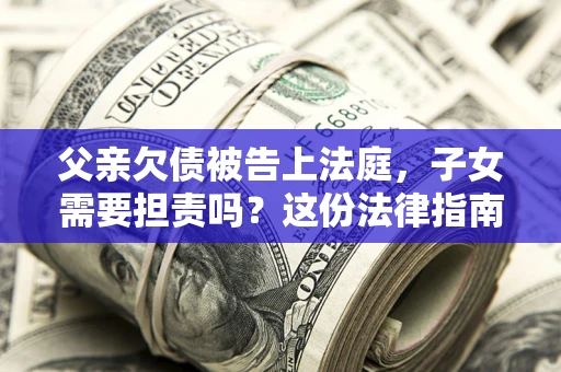 北京父亲欠债被告上法庭，子女需要担责吗？这份法律指南必须看完