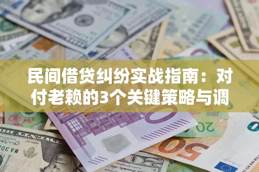 北京民间借贷纠纷实战指南：对付老赖的3个关键策略与调解盲区解析