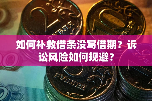 北京如何补救借条没写借期？诉讼风险如何规避？
