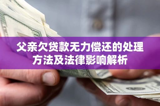 北京父亲欠贷款无力偿还的处理方法及法律影响解析